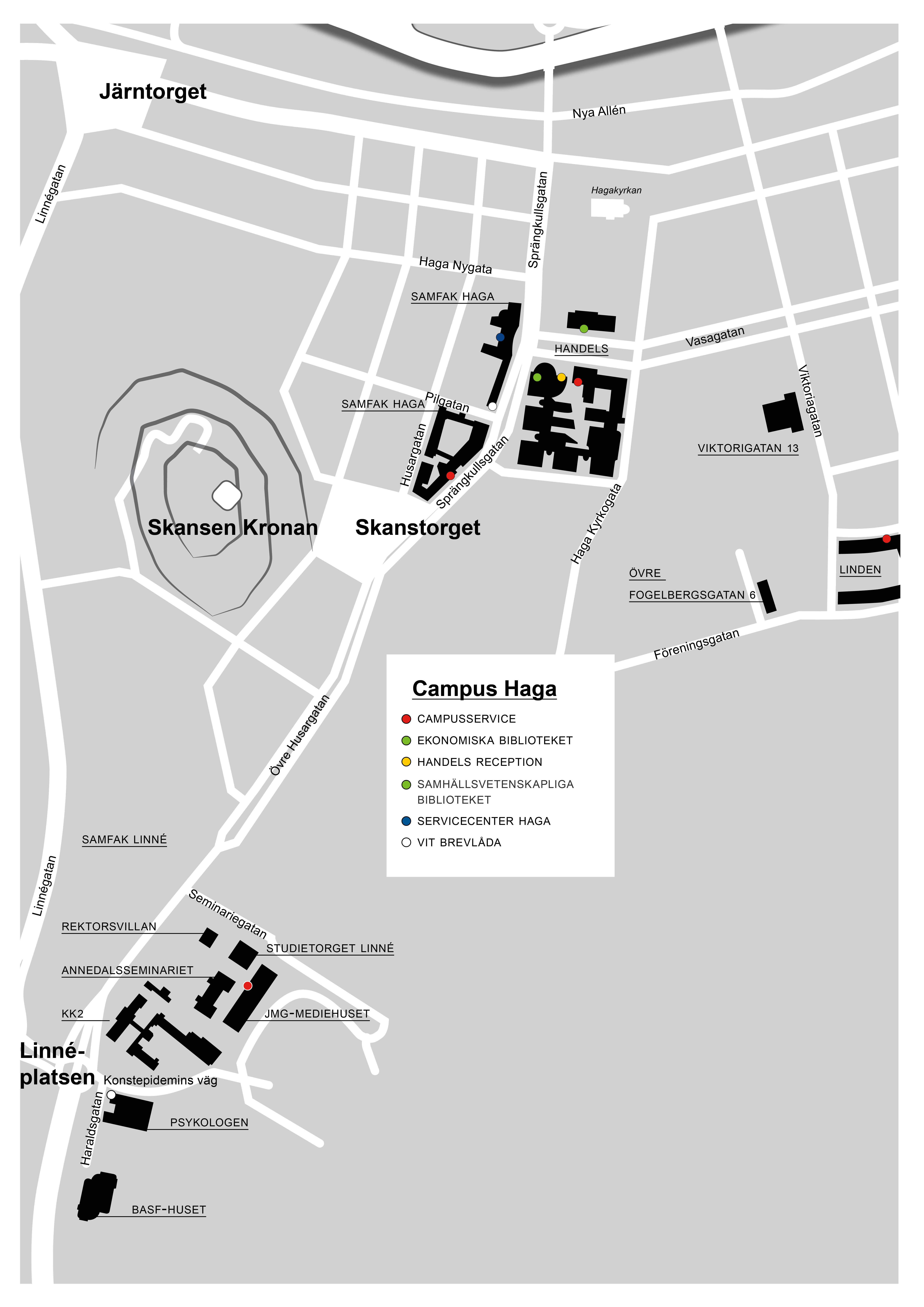 karta över haga göteborg Staff Portal   University of Gothenburg